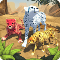 Cheetah Family Sim Animal Simulator APKs MOD