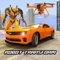 Drone Robot Car Transform Robot Transforming games APKs MOD