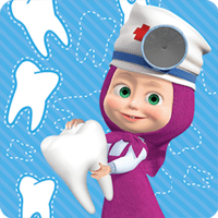 Masha and the Bear Free Dentist Games for Kids APKs MOD