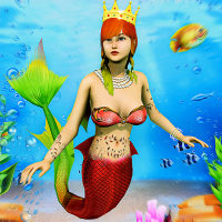 Mermaid Simulator 3D Sea Animal Attack Games APKs MOD