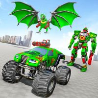 Monster Truck Robot Wars New Dragon Robot Game APKs MOD