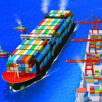 Sea Port Ship Transport Tycoon Business Game APKs MOD