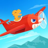 Dinosaur Plane Plane piloting game for kids APKs MOD