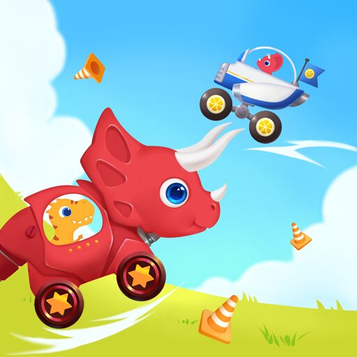 Dinosaur Smash Driving games for kids APKs MOD