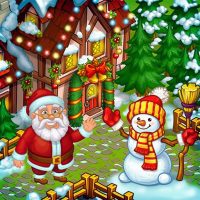 Farm Snow Happy Christmas Story With Toys Santa APKs MOD