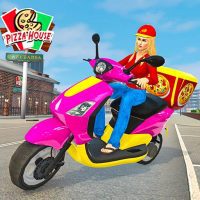Moto Bike Pizza Delivery Girl Food Game APKs MOD