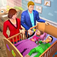 Virtual Mother Baby Twins Family Simulator Games APKs MOD