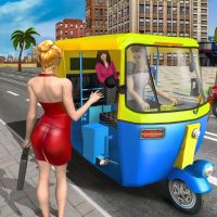 Modern Tuk Tuk Auto Rickshaw Free Driving Games APKs MOD