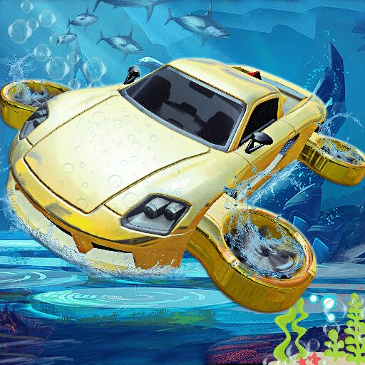 Underwater Flying Car Game APKs MOD