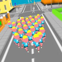 Crowd Run 3D Multiplayer APKs MOD