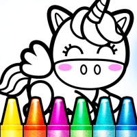 Rainbow Glitter Drawing Book Coloring Classes 1.0 APKs MOD