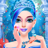 Blue Princess Makeup Salon Games For Girls 5.0 APKs MOD