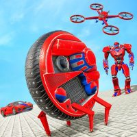 Drone Robot Car Driving Spider Wheel Robot Game 1.3 APKs MOD
