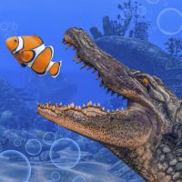 Underwater Crocodile Simulator Crocodile Games 1.3 APKs MOD
