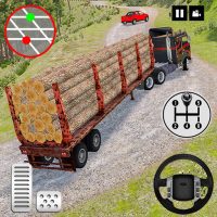 Log Transporter Truck Driving Truck Games 2021 1.9.2 APKs MOD
