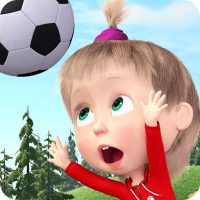 Masha and the Bear Football Games for kids 1.3.8 APKs MOD