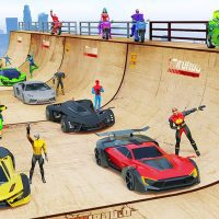 SuperHero Mega Ramp Car Games 1.0.41 APKs MOD