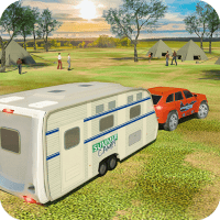 Camper Van Truck Simulator Cruiser Car Trailer 3D 1.16 APKs MOD