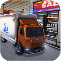 Supermarket Cargo Transport Truck Driving Sim 2019 1.7 APKs MOD