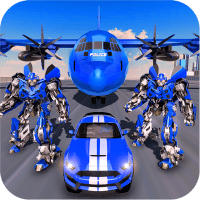 Police Robot Transport Plane 7.7 APKs MOD
