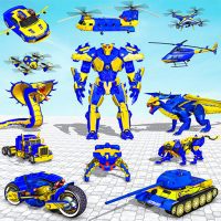 Dino Robot Transform Car Games 1.23 APKs MOD