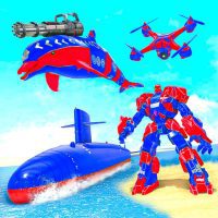 Dolphin Robot Transform Wars 2.1 APKs MOD