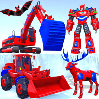 Snow Excavator Deer Robot Car 41 APKs MOD