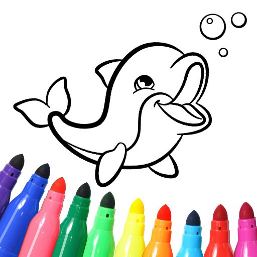 Dolphins coloring pages 17.6.0 APKs MOD