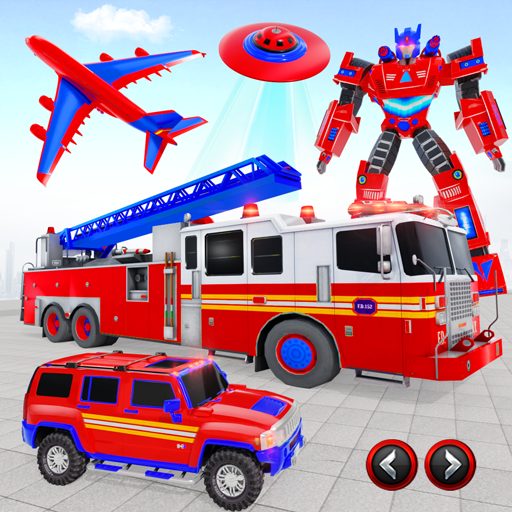 Fire Truck Robot Car Game 91 APKs MOD