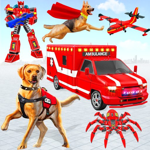 Ambulance Dog Robot Car Game 41 APKs MOD