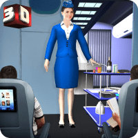 Flight Attendant Airport Manager Plane Games 3.0 APKs MOD