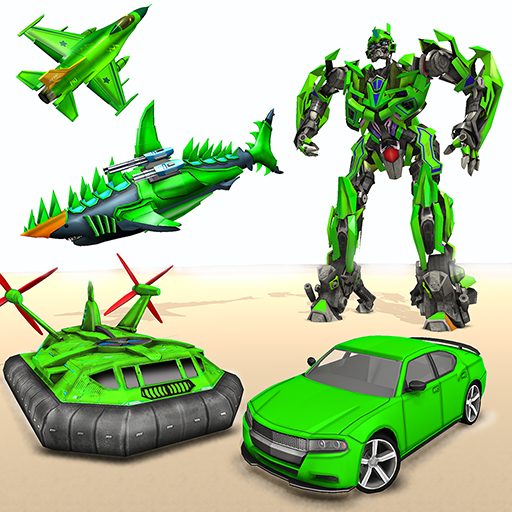 Shark Robot Car Game 3d 2.1 APKs MOD