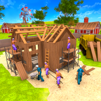 Wood House Construction Game 1.4 APKs MOD