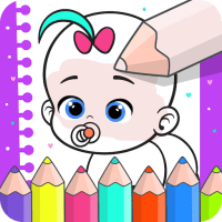 Coloring babies for kids Cute baby drawing book 1.0.9 APKs MOD