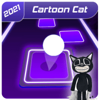 Run Away Cartoon Cat Tiles Hop 1.0 APKs MOD