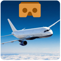 VR AirPlane Flight Simulator 1 APKs MOD