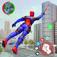 Spider Rope Hero Miami Games APKs MOD