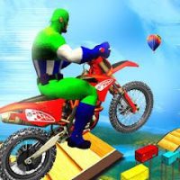 Super Crazy Hero Bike Stunts Moto Racing 3D APKs MOD