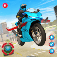 Police Flying Bike Robot Game APKs MOD