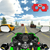 VR Highway Traffic Bike Racer APKs MOD