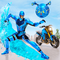 Snow Ball Robot Bike Games APKs MOD