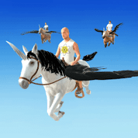 Flying Unicorn Racing 3D APKs MOD