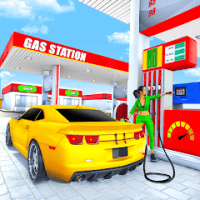 Gas Station Car Driving Game APKs MOD