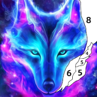 Wolf Coloring Book Color Game APKs MOD