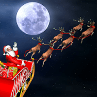 Christmas Flying Santa Gift Delivery APKs MOD