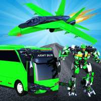 Army Bus RobotFlying Car Game 1.1 APKs MOD