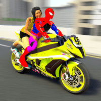 Superhero Bike Taxi Games Ride 1.9 APKs MOD